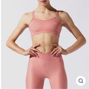 Super Bra & Body Legging set in burnt rose